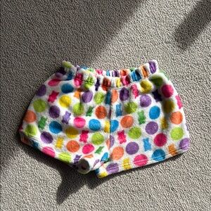 Kids Fuzzy Pajama Shorts